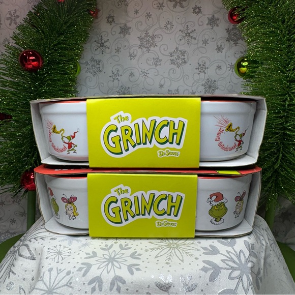 The Grinch Other - How The Grinch Stole Christmas Ceramic Ramekins - Merry Merry & Who Ville Crew